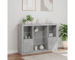 Moderne LED Kasten Set in Betonlook - 142,5 cm Breed