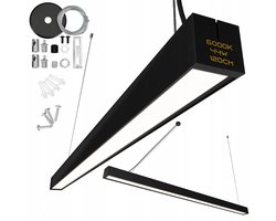 Moderne LED Plafondlamp Lijn 120cm 44W Koud Wit Kantoor
