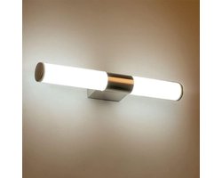 Moderne LED-spiegellamp van 40 cm de badkamer, 8W warm wit decoratieve verlichting spiegelkasten, IP65 waterdichte wandlamp, geschikt voor badkamers, spiegelkasten en kaptafels.