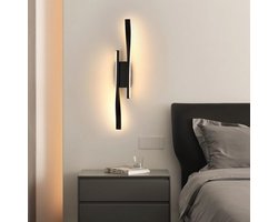 Moderne Led-wandlamp voor Binnen - 16 W, 1800 Lumen, 42 cm, Warmwit Licht - Perfect voor Slaapkamer, Woonkamer en Hal