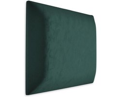 Moderne Luxe Wandkussen 40cm x 40cm Groen voor Slaapkamer en Woonkamer