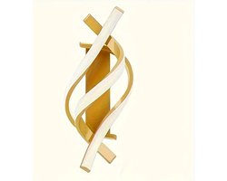 Moderne Muurlamp | Verlichting | Hanglamp | Wandlamp | Voor Huiskamer | Slaapkamer | Spiraal | Goud