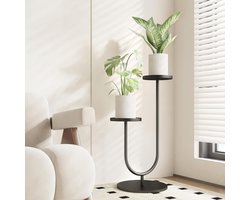 Moderne Plantenstandaard Hoog Zwart voor Binnen