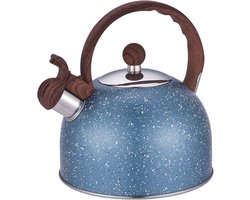 Moderne roestvrijstalen inductie waterketel met fluittoon - 2,2 liter