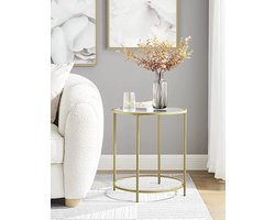 Moderne salontafel goud