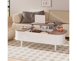 Moderne Salontafel met Lifttop en Verborgen Opslag voor Woonkamer en Slaapkamer