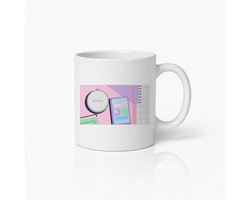 Moderne Slimme Huis Tech Mok – Stijlvolle Koffiemok met Digitaal Gadget Ontwerp