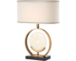 Moderne Tafellamp voor Slaapkamer en Kantoor - Eenvoudige Chinese Marmeren Leeslamp