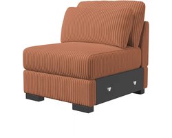 Moderne Uitschuifbare Bank - 1-2 Zits Sofa voor Woonkamer