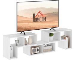 Moderne Uitschuifbare TV-meubelset met Opbergruimte voor Televisies tot 75 inch