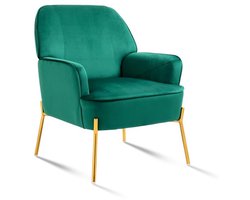 Moderne Velours Fauteuil voor Woonkamer - Tufted Lounge Stoel - Comfortabele Zitplek voor Slaapkamer en Balkon