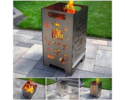 Moderne Vuurton met Uniek Gelaserd Design