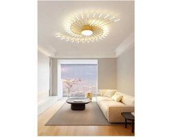 Moderne waaiervormige, ronde, stijlvolle, eenvoudige en warme plafondlampen geschikt voor diverse ruimtes zoals slaapkamers, woonkamers, studeerkamers.