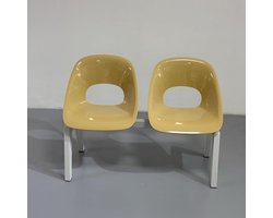 Moderne Wachtkamerstoelen 2-Zits Kantoorbank Voor Koffiebars En Kledingwinkels