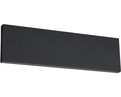 Moderne wandlamp zwart/wit 28 x 8 cm voor sfeervolle verlichting