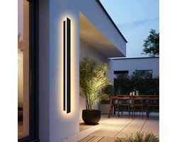 Moderne Waterdichte LED Wandlamp voor Binnen en Buiten - Antraciet, 150 cm, 48W