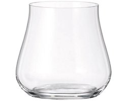 Moderne wijnglazen zonder steel LIMOSA - waterglazen BOHEMIA KRISTAL glas - glazen geschenk set van 6 stuks