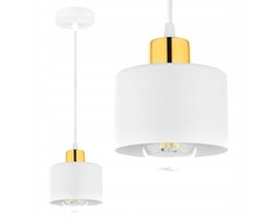 Moderne Witte Hanglamp Goud E27 voor Keuken, Salon, Eettafel