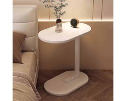 MODFU Bijzettafel voor Bank & Bed – Houten C-Vorm Laptoptafel – Stijlvol Minimalistisch Design – 63×30×45 cm