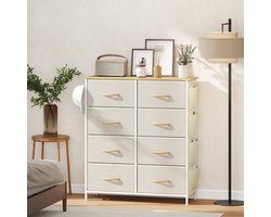 MODFU - Ladekast - Acht Stoffen Lades - Stalen Frame - Beige