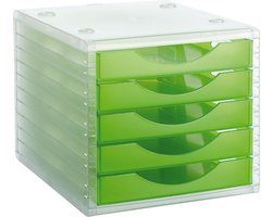 Modulaire archiefkast Archivo 2000 ArchivoTec Serie 4000 5 lades Din A4 Lichtgroen 34 x 27 x 26 cm