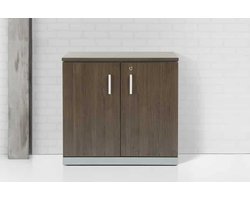 Modulaire draaideurkast Chief 85x90x42cm in Wit met Wit ombouw