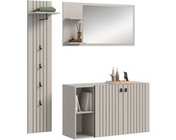 Modulaire garderobekast op wielen - Ruimtebesparende kledingopslag - Eenvoudig verplaatsbaar