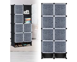 Modulaire Kledingkast met Deuren en Schoenenopslag - Flexibel Opbergsysteem