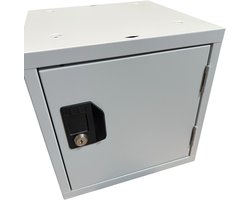 Modulaire lockerkast Metaal (incl slot, sleutels, bevestigingmateriaal etc) Grijs