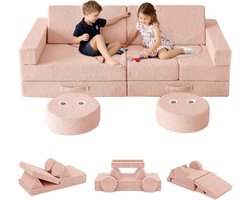 Modulaire Speelbank voor Kinderen - Uitklapbaar Schuim Meubel voor Speelkamer en Slaapkamer