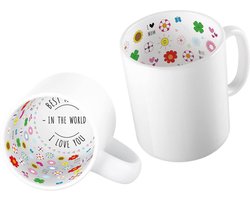 Moederdag mok - sublimatie mokken - keramiek - 300 ml - cadeau koffiemok