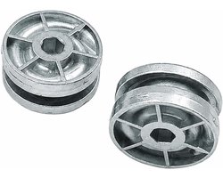 Moer 115349 Ø25mm compatibel voor IKEA TYSSEDAL en HEMNES