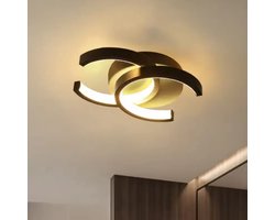 Mogi Products - Plafondlamp Industrieel Zwart Plafondlampen-Drie Staps kleurinstelling - 3-Staps kleurinstelling - Plafonniere - Plafondlampen -Decoratieve plafondlampen