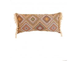 Moi Mili Kussen Met Franje 60x30cm Boho Tribe