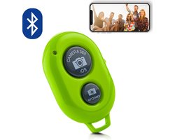 MOJOGEAR Bluetooth remote shutter - Afstandsbediening voor smartphone camera — Compatibel met Android / iOS / Windows Phone – Groen