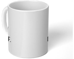 Mok - 275 ML - Koffiemok Collega - Koffietas geschenk - Koffiebeker Papa - Mokken - Koffietassen Humor - Spreuken - Quote - Eend - Duck off - Grote theemok - Theemokken groot - Leuke thee mok - Thee tas Mama - Grappige cadeaus