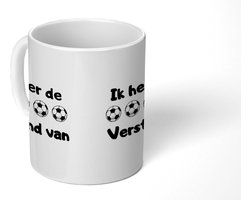 Mok - 275 ML - Koffiemok Humor - Koffietas geschenk - Koffiebeker Collega - Mokken Papa - Koffietassen - Spreuken - Quote - Ik heb er de ballen verstand van - Grote theemok - Theemokken groot - Grappige thee mok - Thee tas Mama - Cadeau voor hem