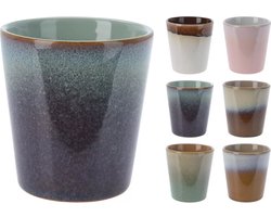 Mok aardewerk - 6 stuks - Koffiebeker - 200 ml