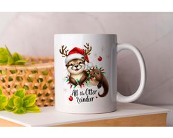 Mok All The Otter Reindeer - ChristmasJoy - HappyHolidays - ChristmasVibes - VrolijkKerstfeest - Kerstvreugde - FijneFeestdagen - KerstSfeer