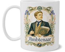 Mok Ambtenaar - Art Nouveau stijl - Uniek bureau-cadeau