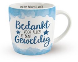 Mok - Bedankt voor alles, je bent geweldig - Met binnentekst