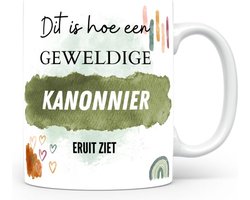 Mok bedrukken met beroep Kanonnier