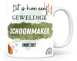 Mok bedrukken met beroep Schoonmaker