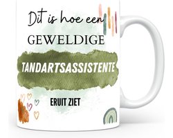 Mok bedrukken met beroep Tandartsassistente