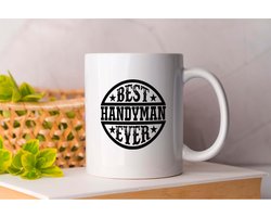 Mok Best Handyman Ever - BestOfTheBest - Gift - Cadeau - TopNotch - Excellence - BestInClass - BesteVanHetBeste - Topklasse - Uitmuntendheid - BesteInZijnSoort