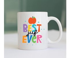 Mok Best Juf Ever - Afscheidscadeau - Bedankt Juf - Juf Mok - Bedankt - Cadeau Juf