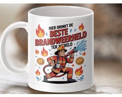 Mok Beste Brandweerheld Ter Wereld, Humoristisch Cadeau, Beker voor Brandweerman, Brandweer Cadeau Idee, Koffiemok, Thee mok, Unieke mok
