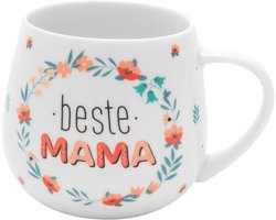 Mok Beste Mama - Kop Cadeau - Warme Dranken - Vaatwasmachinebestendig - 430 Milliliter - Meerkleurig