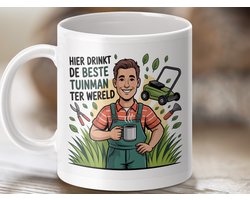 Mok Beste Tuinman Wereld, Tuinman Cadeau Idee, Grappige Tuinier Beker, Koffiemok Tuinman, Gepersonaliseerde Tuinbouw Beker Cadeau