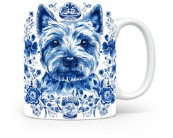Mok Cairn terrier Beker voor koffie of tas voor thee, cadeau voor dierenliefhebbers, moeder, vader, collega, vriend, vriendin, kantoor, opa, oma, hond, kerst, sinterklaas, verjaardag